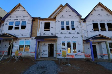 New construction Townhouse house 3193 Mission Olive Pl, New Hill, NC 27562 Hazelnut - Townhome Series- photo 3 3