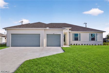 New construction Single-Family house 634 Nw 26Th St, Cape Coral, FL 33993 plan The Bluewater Cove - image