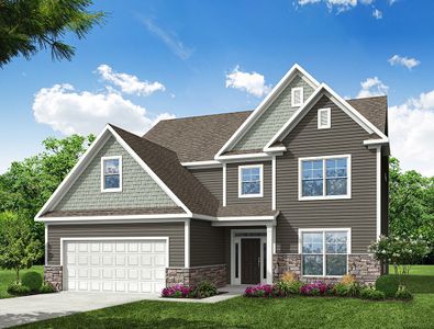New construction Single-Family house 10824 Coble Rd, Charlotte, NC 28227 plan Hamilton - image