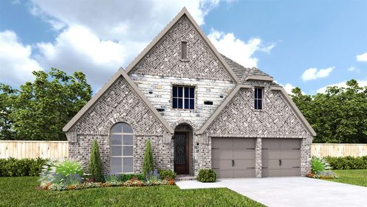 New construction Single-Family house 15987 Mahogany Mist Drive, Conroe, TX 77302 2545W- photo 0