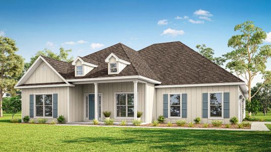 New construction Single-Family house 124 Bedford Lp, Crawfordville, FL 32327 plan The Mckenzie - image
