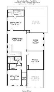 New construction Single-Family house 10575 Wells Br, Frisco, TX 75035 plan Duets D418 - image 11