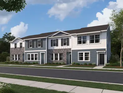 New construction Townhouse house 2141 Glen Crossing Dr, Durham, NC 27704 plan Celestial - image