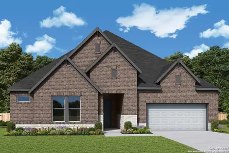 New construction Single-Family house 10014 Grandview Rd, Boerne, TX 78006 plan The Flower Mound - image