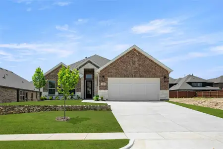 New construction Single-Family house 317 Willie Wy, Burleson, TX 76028 Woodford 2F- photo 0
