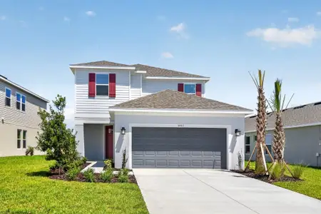 New construction Single-Family house 5801 Portico Pl, Poinciana, FL 34758 plan Santa Rosa - image