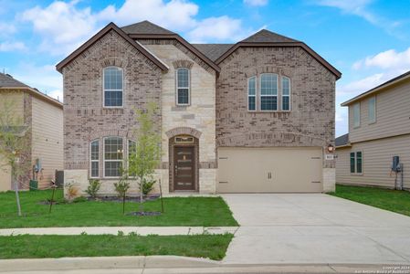 New construction Single-Family house 3613 Annalise Avenue, Seguin, TX 78155 Brazos- photo 1 1