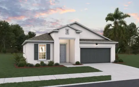 New construction Single-Family house 35151 Tuscan Hill Rd, Dade City, FL 33525 plan Lucca - Single Family Homes - image