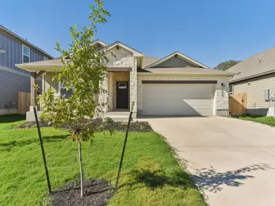 New construction Single-Family house 200 Coopers Hawk Crst, Cedar Creek, TX 78612 plan The Oleander (401) - image