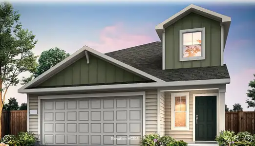 New construction Single-Family house 157 Green Berets Bnd, Jarrell, TX 76537 plan Gustine - image