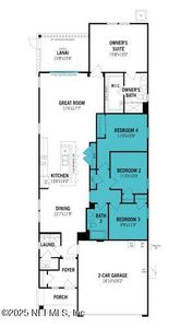 New construction Single-Family house 102 Appalachain Trl, St. Johns, FL 32259 plan Blair - image