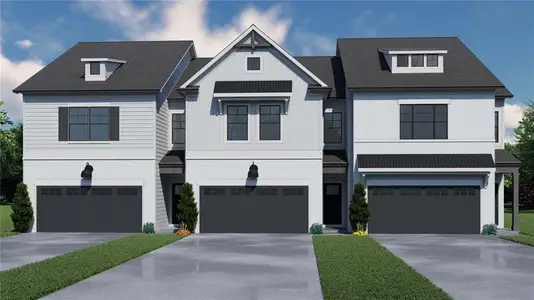 New construction Townhouse house 4179 Millstone Park Ln, Gainesville, GA 30504 plan Durham - image