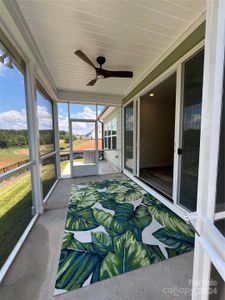 Screened porch.