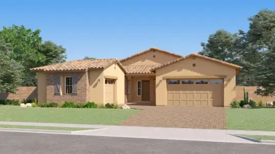 New construction Single-Family house 8009 W Tether Trl, Peoria, AZ 85383 plan Aurora Plan 5580 - image