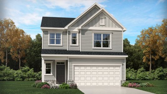 New construction Single-Family house 3027 Bay Foal Ln, Durham, NC 27703 plan Davidson - image