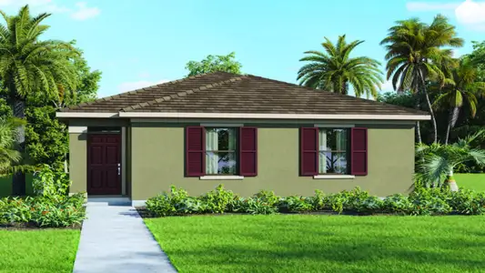 New construction Single-Family house 1944 Southbury Dr, Kissimmee, FL 34744 plan Baldwin - image