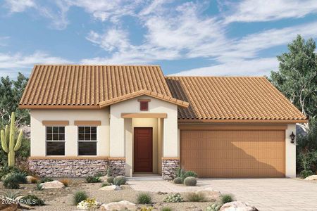 New construction Single-Family house 5509 N 194Th Avenue, Litchfield Park, AZ 85340 The Halkirk- photo 0