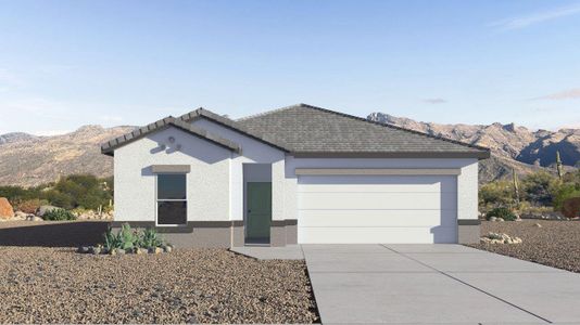 New construction Single-Family house 9852 E Gray Hawk Dr, Tucson, AZ 85730 plan Easton - image