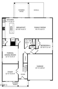 New construction Single-Family house 315 Jeter Grove Rd, Apex, NC 27523 plan Shiloh II - image