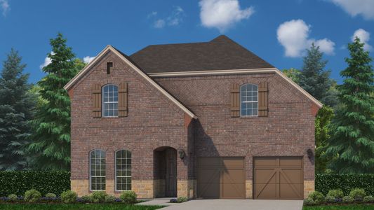 Plan 1137 Elevation A with Stone