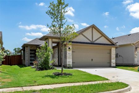 New construction Single-Family house 1621 Meadow Crest Dr, Aubrey, TX 76227 The Melrose- photo 0
