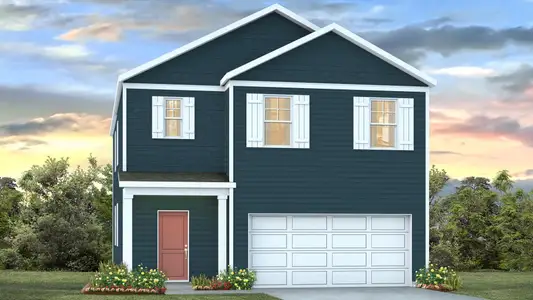 New construction Single-Family house 206 Livingston Woods Dr, Irmo, SC 29063 plan ROBIE - image