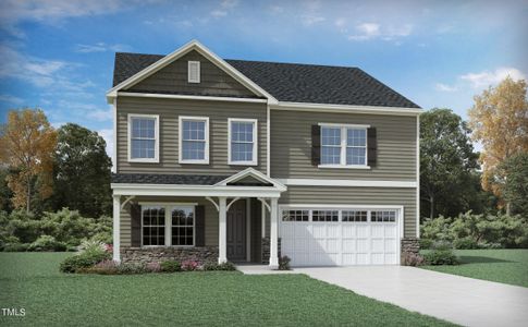 New construction Single-Family house 2205 Birdhouse Ln, Wake Forest, NC 27587 Tryon III- photo 0 0