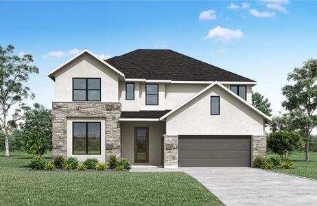 New construction Single-Family house 1525 Spring Gulch Ln, Georgetown, TX 78628 plan Tristan - image