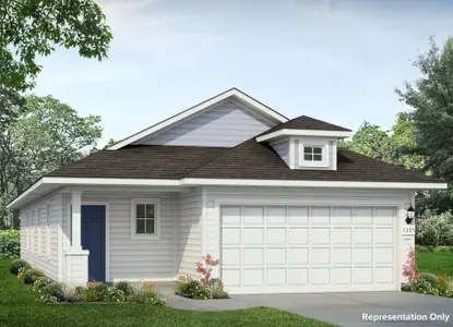 New construction Single-Family house 142 Cider Creek Dr, Elgin, TX 78621 plan Harvest Ridge 1533 - image