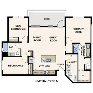 New construction Townhouse house 483 Interlocken Blvd, Unit 206, Broomfield, CO 80021 plan 3A Type A - image