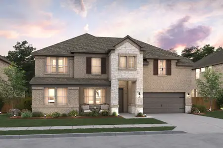 New construction Single-Family house 1010 Ashcroft Ln, Justin, TX 76247 plan Versailles ESP - image