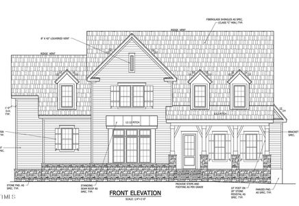 New construction Single-Family house 104 Old Mill Pl, Durham, NC 27705 - image