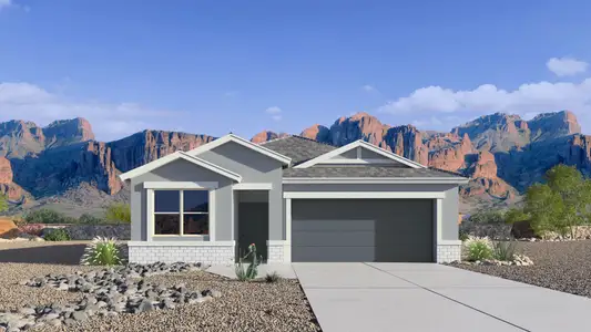 New construction Single-Family house 5548 E Cinder Ln, San Tan Valley, AZ 85140 plan Swan - image