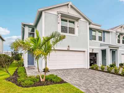 New construction Single-Family house 643 Salisbury Cir, Fort Pierce, FL 34982 plan Sandpiper End - image