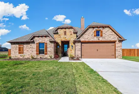 New construction Single-Family house 124 Golden Jackal Ct, Godley, TX 76044 The Euless- photo 1 1