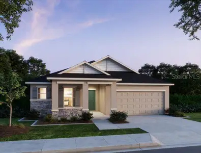 New construction Single-Family house 6466 Chorus Dr, Mascotte, FL 34753 plan The Drexel - image