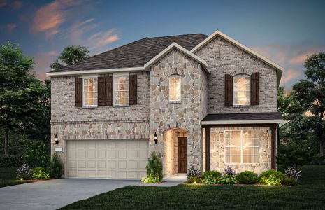 New construction Single-Family house 3308 Red Deer Rd, Denton, TX 76208 plan Sweetwater - image