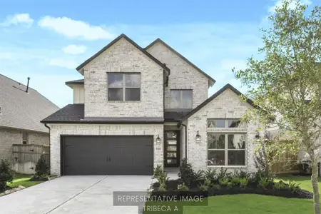 New construction Single-Family house 2014 Lobo Ct, Todd Mission, TX 77316 plan The Tribeca - image