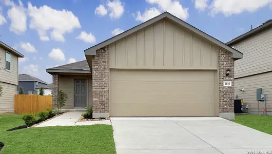 New construction Single-Family house 1610 Olive Ibis, San Antonio, TX 78253 plan The Barton - image