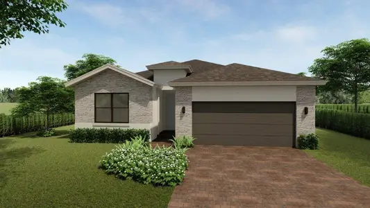 New construction Single-Family house 5065 Petunia Wy, Greenacres, FL 33463 plan Delray - image