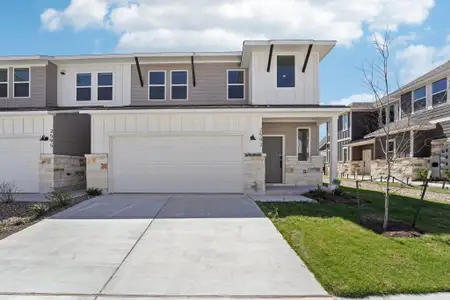 New construction Townhouse house 2593 Jack Nora Wy, Round Rock, TX 78665 plan Andrew - image