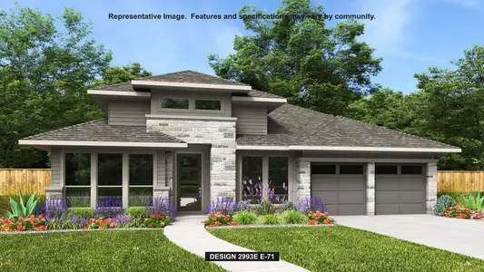 New construction Single-Family house 9009 Nilgai Dr, Austin, TX 78744 plan 2993E - image