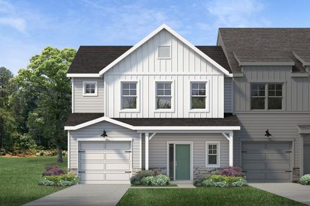 New construction Townhouse house 1402 Johnstone Dr, Reidville, SC 29375 plan The Princeton A - image