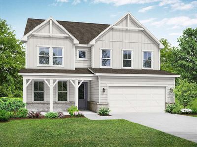 New construction Single-Family house 344 Riverwood Pass, Dallas, GA 30157 The Willow B- photo 0 0