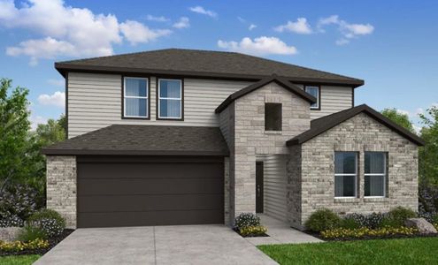 New construction Single-Family house 214 Crumpton Wy, Hutto, TX 78634 plan Sparrow - image