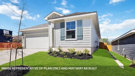 New construction Single-Family house 144 Balmorehea St, Kyle, TX 78640 plan The Caden - image