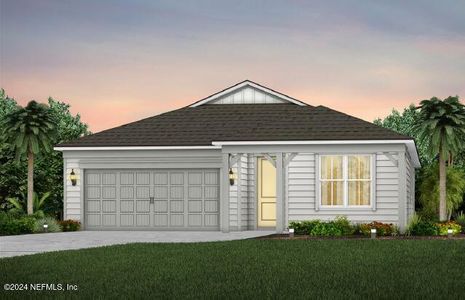 New construction Single-Family house 3572 Zydeco Loop, Green Cove Springs, FL 32043 Heston- photo 0