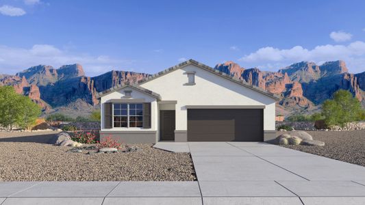 New construction Single-Family house 39975 W Venture Rd, Maricopa, AZ 85138 Dove- photo 0