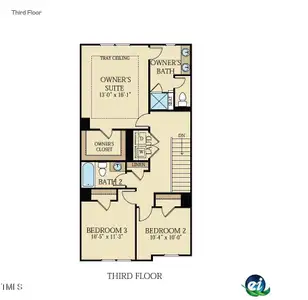 New construction Townhouse house 472 Carolina Springs Blvd, Apex, NC 27539 plan Bradley - image