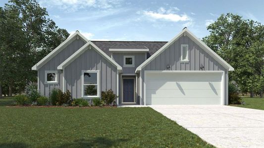 New construction Single-Family house 1812 Windsor Blvd, Lockhart, TX 78644 The Bellvue- photo 0